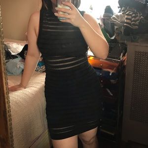 Black Tight Mini Dress